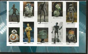 US Scott #5582b, Plate Block #B11111 2021 Star Wars VF MNH - Picture 1 of 1