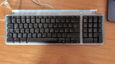 Originale Apple Pro Tastiera USB Vintage Retrò 1999 Blu Qwertz M2452 - Immagine 1 di 2