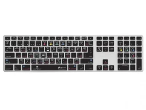 Lightroom QWERTY Abdeckung für Apple Ultra-Thin Keyboard Alu Tastatur mit Ziffer - Bild 1 von 1