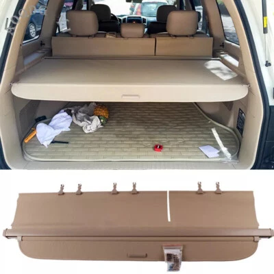 For Toyota Land Cruiser 2008-21 Retractable Cargo Cover Rear Trunk Privacy Shade Foto 1 de 4