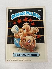 Garbage Pail Kids Series 3 DREW BLOOD #93a GPK Vintage Sticker Topps 