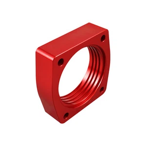 Espaciador de carrocería de acelerador rojo BEVINSEE para motor Nissan 350Z Quest 3,5 L VQ35DE - Imagen 1 de 5