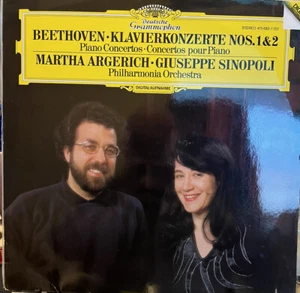 DG 415 682-1 Beethoven Piano Concertos 1 & 2 Martha Argerich Giuseppe Sinopoli - Picture 1 of 4