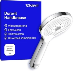 Duravit Universal-Duschkopf, Duschkopf mit 3 Strahlarten (Rain, Pulse, Mono) - Bild 1 von 5