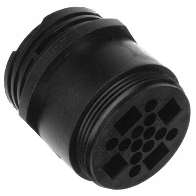 (3Pcs) Amp TE Connectivity 207486-2 CONN RCPT HSG MALE 16POS INLINE - Image 1 of 2