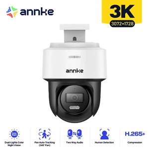 ANNKE 3K PoE Security IP Camera 5MP PT Auto Tracking Color Night Two Way Audio - Picture 1 of 16