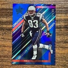 2004 Leaf Rookies & Stars Longevity Deion Branch Sapphire #083/199 NE Patriots