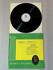Enrico Caruso Volume 10 New York 1912 (Olympus ORL 310 Import Mono LP) Flotow