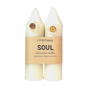 Small Beeswax Altar Candles - Picture 1 of 5