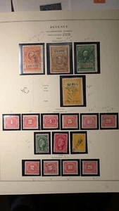 U.S. Revenue stamps mint and used #R246/R263 - Picture 1 of 1