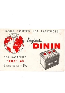 BUVARD / BLOTTING PAPER BATTERIES DININ BATTERY SOUS TOUTE LES LATITUDES TOP ! - Picture 1 of 2
