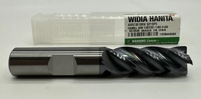 Fresadora de extremo Widia Hanita 4V0513015bw Altin 1/2x1/2x1,1 pulgadas diámetro de fresado 4V05 Foto 1 de 3