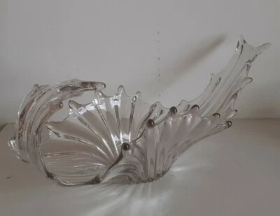 Ancienne Coupe A Fruits En Cristal - Époque Art Déco - Photo 1/4