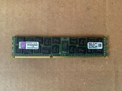 KINGSTON KVR1333D3D4R9S/8GI 8GB PC3-10600R RDIMM SERVER MEMORY RAM UC3-3 - Image 1 of 4