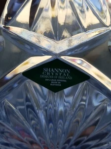 SHANNON CRYSTAL BASKET - Made in SLOVAKIA 8 1/2'' Tall - Picture 1 of 7