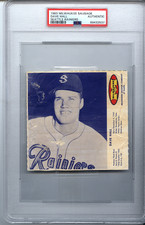 1963 Milwaukee Sausage Dave Hall Seattle Rainers PSA Very Very Scarce Issue