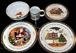Portmeirion Studios "A Christmas Story" Fine Porcelain Dinnerware - Picture 1 of 42
