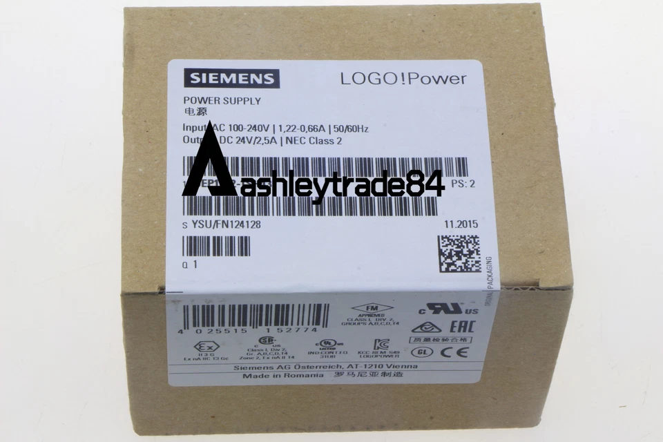 One Siemens PLC Power Supply 6ep1332-1sh43 6ep1 332-1sh43