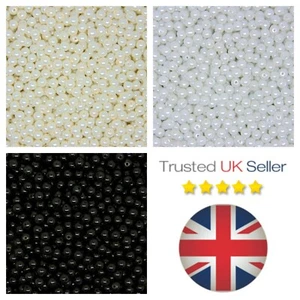 100 piezas cuentas redondas de perlas de vidrio de 8 mm para joyería artesanía rebordear varios colores - Imagen 1 de 5