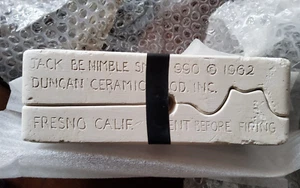 Duncan Slip Casting Mold Jack Be Nimble #990 yr 1962 - Picture 1 of 14