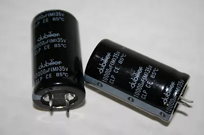 10000uF 35V DUBILIER RADIAL ELECTROLYTIC CAPACITOR (x1) fd1d1