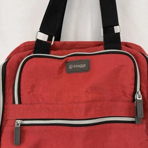 Biaggi Zipsak Boost 22" roter Spinner Handgepäck Seesack einfache Aufbewahrung - Bild 1 von 21