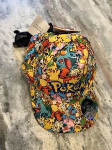 NEW Pokemon Kids Baseball Cap & Sunglass Set Pokemon All over Motif - Picture 1 of 10