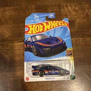2023 Hot Wheels Porsche 935 75th Anniversary Blue 223/250 HW Exotics 7/10 NEW - Picture 1 of 2