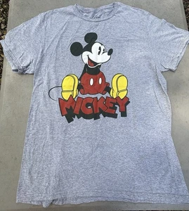 Herren Tshirt Disney Mickey Mouse grau Größe L 42/44 Grafik " - Bild 1 von 6