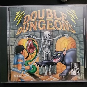 Double Dungeons TurboGrafx-16 Authentic CIB Manual Tested Working