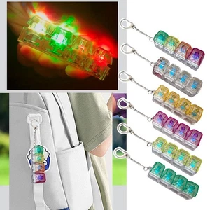 Tragbare mechanische Tastatur Schlüsselanhänger hochtransparent Zum Selbermachen Dekompression Spielzeug - Bild 1 von 24