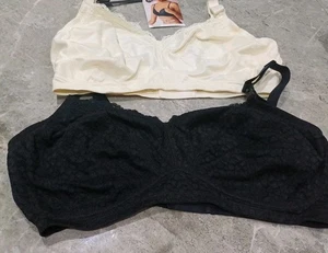 Reggiseno da allattamento 36F M&S COLLECTION pizzo e rete 2 pezzi NERO MIX - Foto 1 di 11