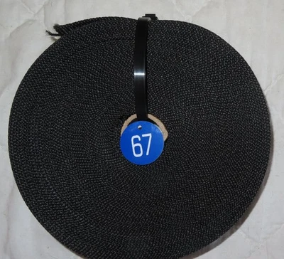 CORREAS MILITARES NEGRAS 1" ANCHO X 50 PIES COMO NUEVAS B67 Foto 1 de 3