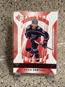2023-24 Upper Deck SP Rookie Authentics Adam Fantilli Red /899 Blue Jackets - Bild 1 von 10