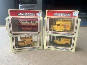 Models of Days Gone by Lledo - COCA COLA / 4 Cars / Made In England - Picture 1 of 5