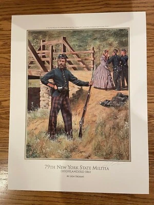 Don Troiani  "79th New York State Militia" (Highlanders) AP #2 - Image 1 of 4