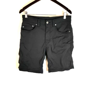Prana Born From the Experience Hiking Nylon Shorts Breathe Men 30WX9L Gray Beach - Picture 1 of 12