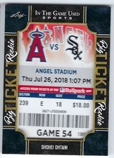 2022Leaf In The Game Used Sports Shohei Ohtani