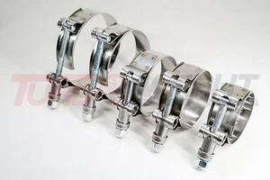 10 Stück Gelenkbolzen T-Bolt Schelle 51-59 mm T-Bolzen Schlauchschelle V2A - Picture 1 of 8