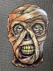 Beistle 15" Halloween Mummy Monster Zombie Cutout Party 2001 2 Sided Vintage - Picture 1 of 4