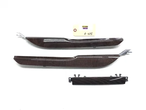 2016-2022 BMW 750i 740i G12 CENTER CONSOLE CHESTNUT WOOD TRIM MOLDING SET OEM - Picture 1 of 12