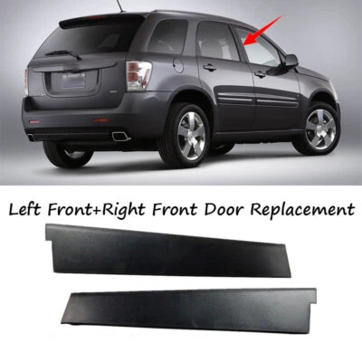 Pair Front Door Molding B Pillar Applique Fit For Equinox 05-09 Torrent 06-09 - Imagem 1 de 4