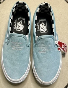 Vans Unisex Vault X Ray Barbee Slip On Sneakers Light Blue Suede Men's Size 4.5 - Picture 1 of 9
