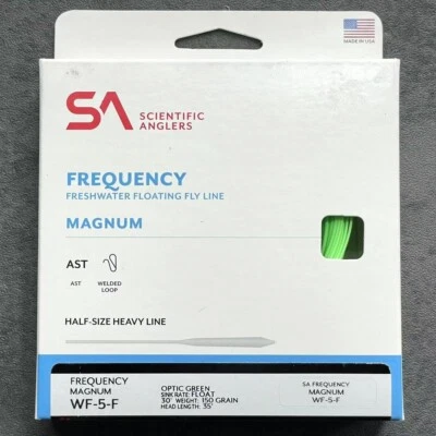 全新 Scientific Anglers SA 频率 Magnum 淡水 浮动 飞线 WF-5-F — 第 1/3 张图片