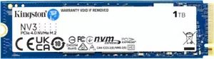 Kingston NV3 M.2 2280 1TB PCIe 4.0 x4 NVMe (SSD) SNV3S/1000G - Bild 1 von 2