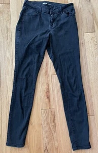 Old Navy Pants Jeans Womens 4 Black Super Skinny - Picture 1 of 4
