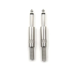 2pcs 6.35mm Male Plug 6.5mm Connector Mono Audio Plug Jack Microphone Plug^I4 - Zdjęcie 1 z 8