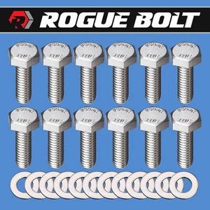 MOPAR BIG BLOCK VALVE COVER BOLTS HEX STAINLESS KIT BBM 383 400 413 426W 440 RB - Picture 1 of 1