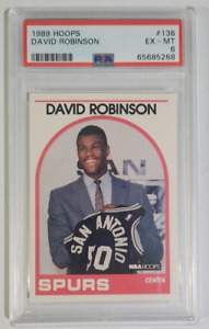 1989 Hoops David Robinson #138 PSA 6 EX-MT Rookie RC