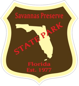 Savannen Preserve Florida State Park Aufkleber R6784 SIE WÄHLEN DIE GRÖSSE - Bild 1 von 1